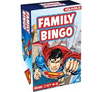 AQUARIUS Superman Family Bingo - Fun Family Party Game for Kids, Teens & Adults - Entertaining Game Night Gift - Officially Licensed DC Comics Superman Merchandise