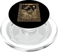 Aquarius Tarot Card Style Zodiac Astrology Symbol PopSockets PopGrip for MagSafe