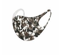 Aquarius Termin8 Camoflage Resuable And Washable Face Mask Brown X 1 Mask
