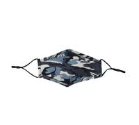 Aquarius Termin8 Children's Camoflage Face Mask Blue