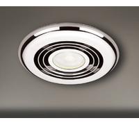 Aquarius Tornado Inline Fan For Wet Rooms Chrome Led Warm White Showerlight Aq337C
