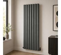 Aquarius Wave Single Panel Vertical Radiator In Anthracite - 1800 X 565mm