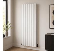 Aquarius Wave Single Panel Vertical Radiator In White - 1800 X 565mm