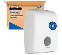 Kimberly Clark 6945 Hand Towel Dispenser Plastic Lockable Manual White