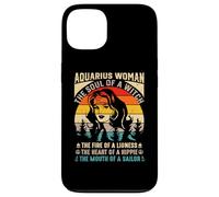 Aquarius woman magical, fearless, and free spirited essence Case for iPhone 13