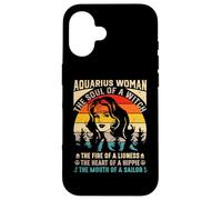Aquarius woman magical, fearless, and free spirited essence Case for iPhone 16
