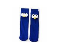 AQUARIUS Women's Novelty Big Eyes Knee High Cotton Socks UK 7-11, Blue Aquarius Blue One Size