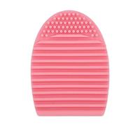 Aquarius Silicone Egg Sponge Scrubber Make-Up Brush Cleaner - Pink