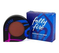 AQUARIUS Women's Secrets Dark Mauve Pressed Matte Blush in Brown | Size: 1.5g Aquarius Brown 1.5g