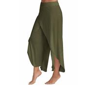 Aquarius Super Soft Modal Spandex Yoga Pilates Pants, Green - L