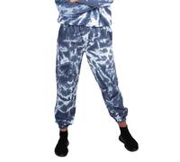 AQUARIUS Women's Womens Blue Tie Dye Joggers Size M Soft Casual Loungewear Bottoms | Size: Medium Aquarius Blue M