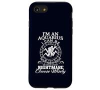 Aquarius Zodiac Best Thing Worst Nightmare Quote Case for iPhone SE (2020) / 7/8
