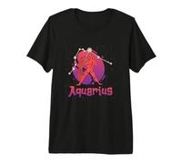 Aquarius Zodiac Birthday Horoscope Premium T-Shirt