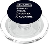 Aquarius Zodiac Humor Types Dont Care Opinion PopSockets PopGrip for MagSafe