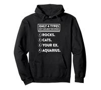 Aquarius Zodiac Humor Types Dont Care Opinion Pullover Hoodie