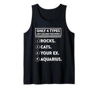 Aquarius Zodiac Humor Types Dont Care Opinion Tank Top