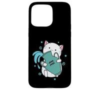Aquarius Zodiac Sign as a Cat Horoscope Case for iPhone 15 Pro Max