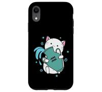 Aquarius Zodiac Sign as a Cat Horoscope Case for iPhone XR
