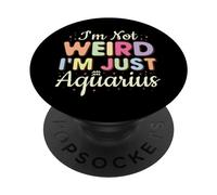 Aquarius Zodiac Sign Astrology Horoscope Aquarius PopSockets Adhesive PopGrip