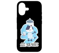 Aquarius Zodiac Sign Cute Cat Theme Astrology Horoscope Case for iPhone 17