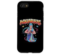 Aquarius Zodiac Sign Water Bearer Horoscope Graffiti Case for iPhone SE (2020) / 7/8