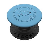Aquarius Zodiac Star Sign Constellation Horoscope Astrology PopSockets Adhesive PopGrip