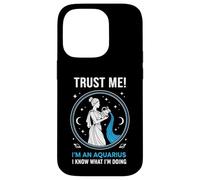 Aquarius Zodiac Water Bearer Astrology Horoscope Case for iPhone 14 Pro