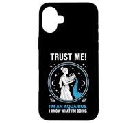 Aquarius Zodiac Water Bearer Astrology Horoscope Case for iPhone 16 Plus