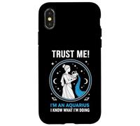 Aquarius Zodiac Water Bearer Astrology Horoscope Case for iPhone X/XS