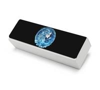 AquariusZodiac Sign Funny Glasses Case Hard Shell Eyeglasses Case Protector with Cleaning Cloth for Women Men