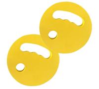 Aquarobics Discs,2X EVA Floating Swim Aerobic Fitness Discs | Pool Training Aid With Ergonomic Handle For Teens Women Men Youth Beginners