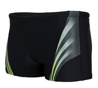 Aquarti Men's Swim Shorts with Stripes | Square-cut