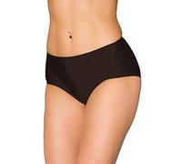 Aquarti Women's Bikini Bottom with Mid Waist and Wide Sides, Braun, 16