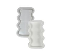 Aquas Ripples Shaped Silicone Tray Mold Creative Tableware Jewelry Display Plate Home Decoration Crafting Mold Set