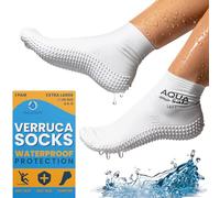 Aquasafe Guardsocks Kids Waterproof Verruca Socks - 100% Latex Swim Socks - Non-Slip Beach Shoes for Hygiene & Pool Safety - Protective Socks for Swimming