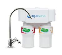 Aquasana 2-Stage Under Sink Water Filter System with Chrome Faucet