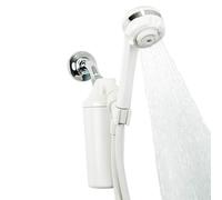 Aquasana Filtered Shower Head - Max Flow Rate w/ Handheld Wand - Reduces Over 90% of Chlorine from Hard Water - Carbon & KDF Filtration Media - Soften