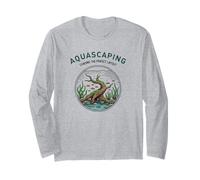 Aquascaping Chasing The Perfect Layout Aquarium Scaper Art Long Sleeve T-Shirt