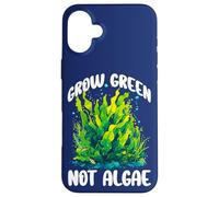 Aquascaping Quote Grow Green Not Algae Aquarium Plant Lovers Case for iPhone 16 Plus