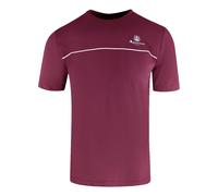 Aquascutum Active Piping Design Burgundy T-Shirt - XL