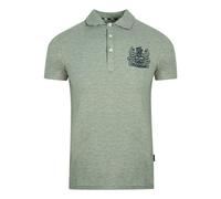Aquascutum Aldis Logo Polo Shirt - Grey - S