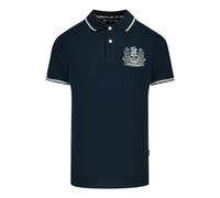 Aquascutum Aldis Tipped Polo Shirt - Navy Blue - M