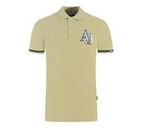 Aquascutum AQ 1851 Embroidered Tipped Polo Shirt - Beige - S
