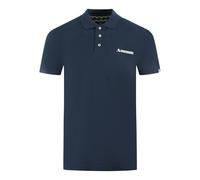 Aquascutum Boxed Logo Polo Shirt - Navy Blue - S