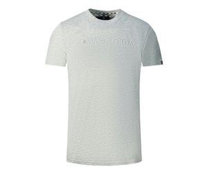 Aquascutum Brand Embossed Logo T Shirt - Grey - S