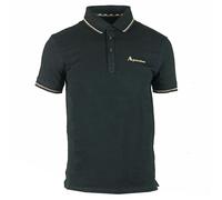 Aquascutum Brand Logo Polo Shirt - Black - S