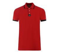 Aquascutum Branded Shoulder Tipped Polo Shirt - Red - M