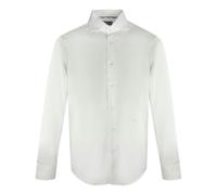 Aquascutum Embroidered Logo Long Sleeve Shirt - White - S