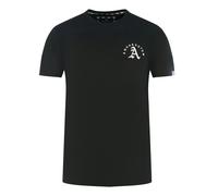 Aquascutum London Embroidered A Logo T-Shirt - Black - M