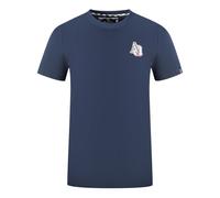 Aquascutum Mens "1851 AQ" Logo Navy Blue T-Shirt - Size Small